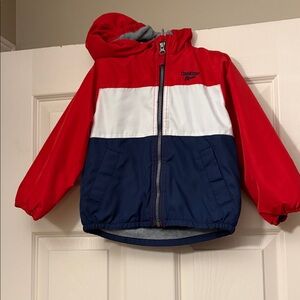 OshKosh B'gosh Red, White, and Blue Hooded Jacket